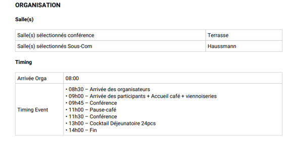 feuille de route exemple 2
