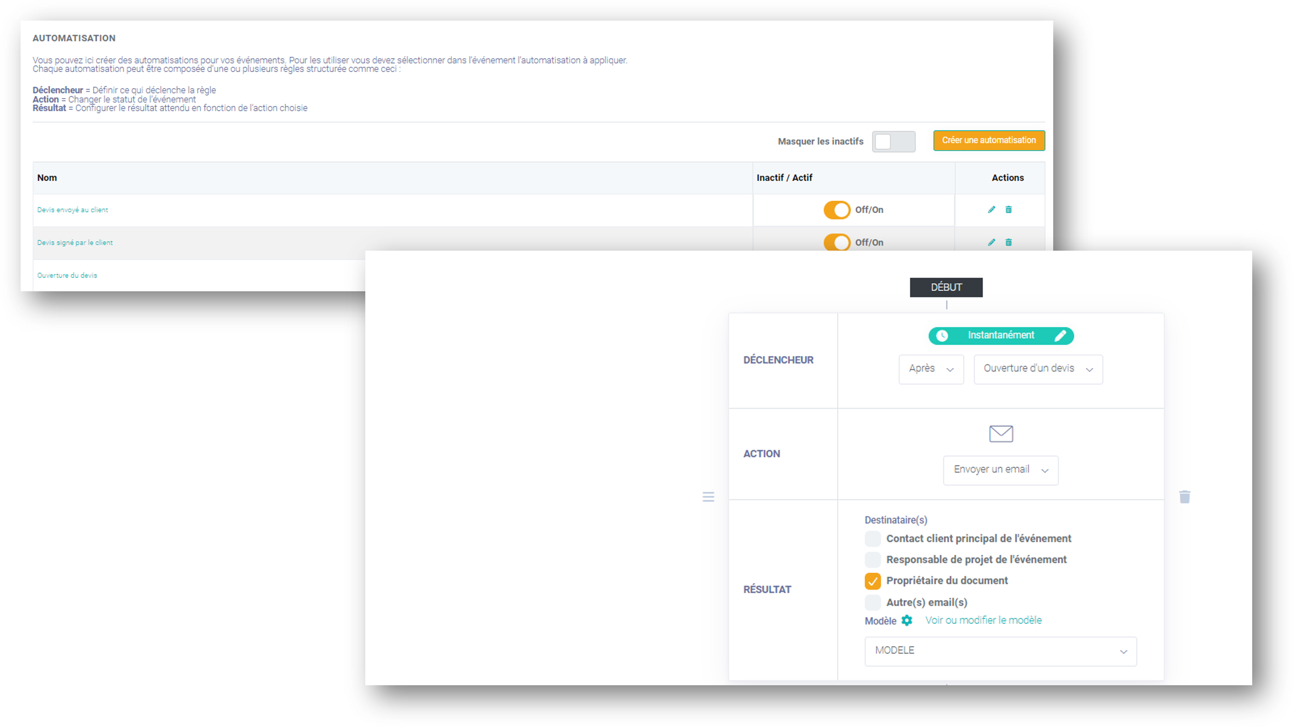 les avantages d'un logiciel événementiel pour les salles de reception - automatisation