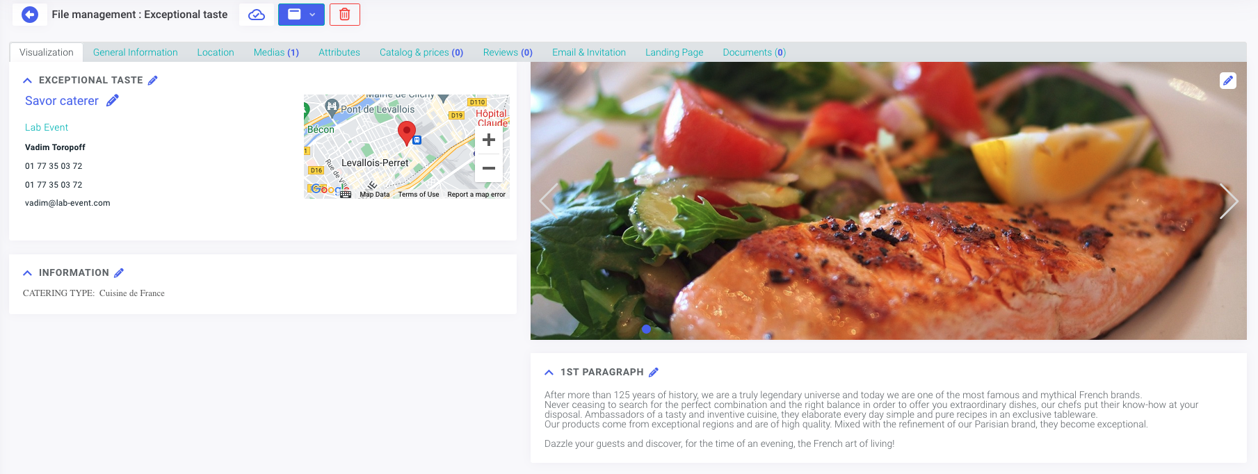 savor caterer