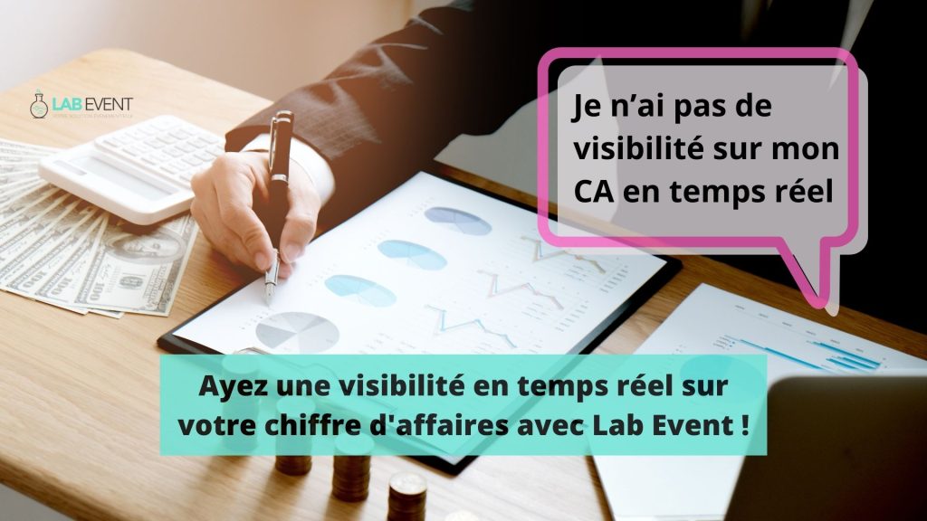 Visibilité CA en temps reel dans évènementiel