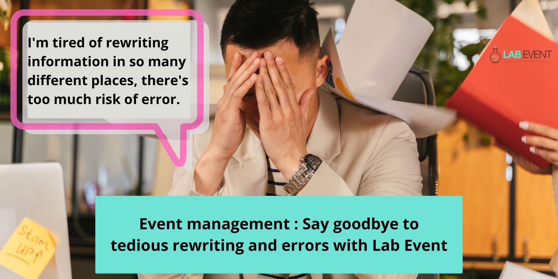 Say goodbye to tedious rewriting and errors with Lab Event