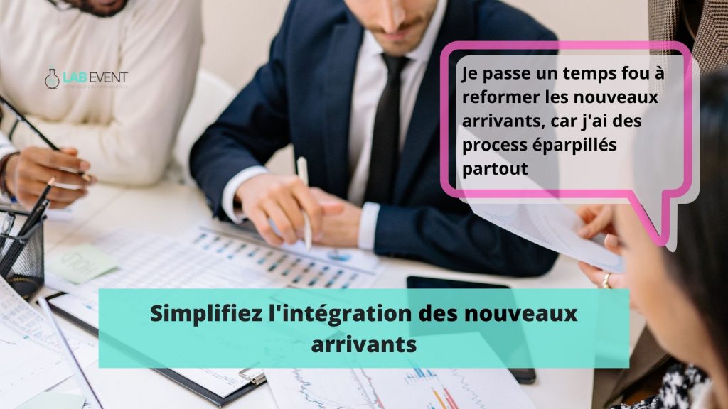 simplifiez l´intégration des nouveaux arrivants