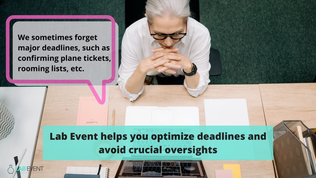 Lab Event helps you optimize deadlines and avoid crucial oversights
