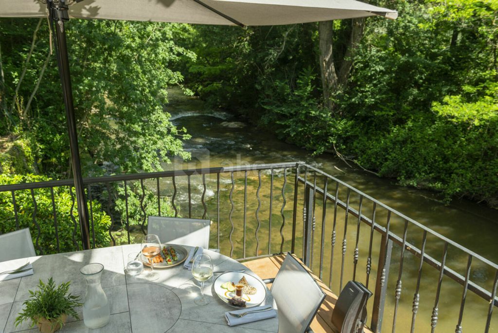 La terrasse de la maison arquier