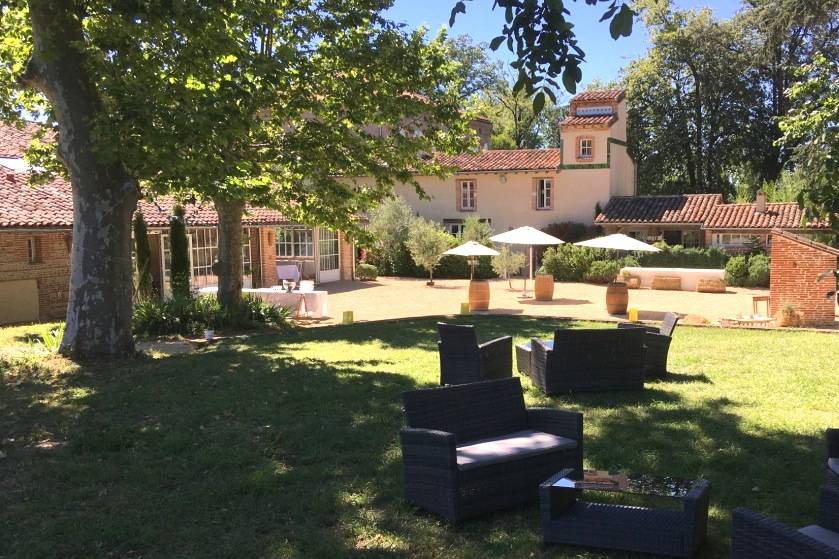 Le jardin du domaine du T