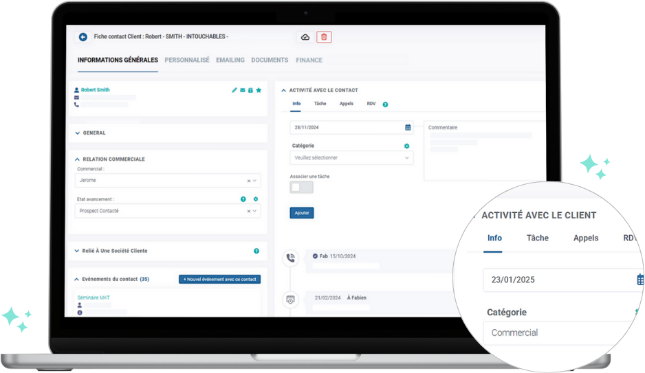 gestion prospects clients