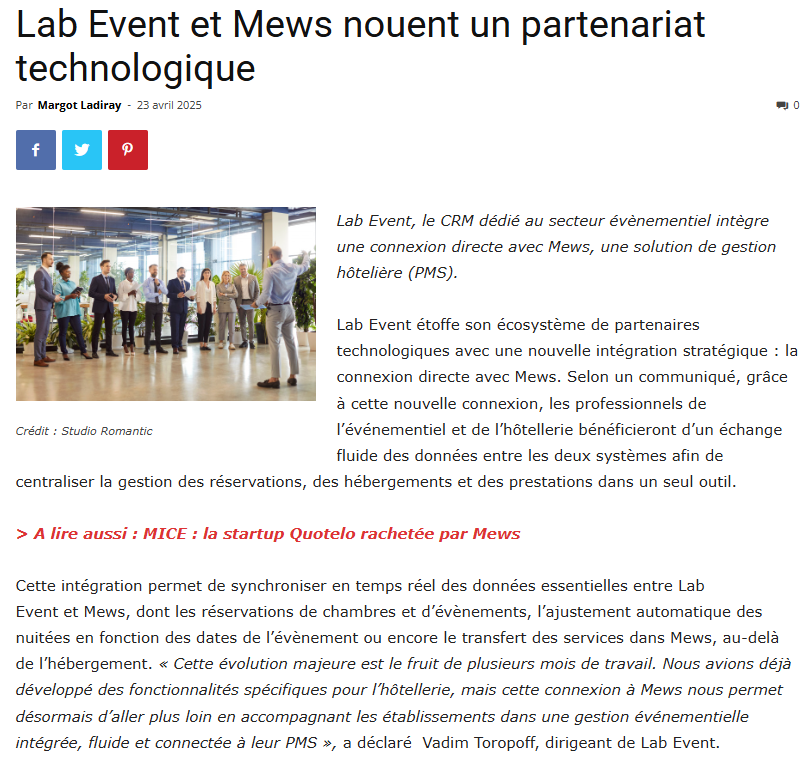 lab-event-x-mews-partenariat